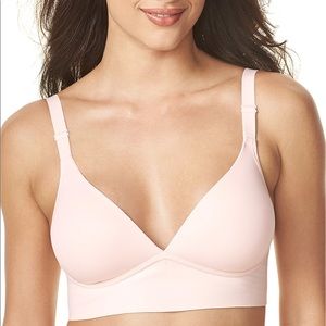 Warner's NWT! Rosewater Elements of Bliss Wire-Free Bra Size 34B
